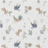 Tissu popeline de coton Ceradino – dinosaures sur fond écru -OEKO TEX