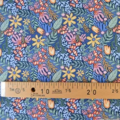 Tissu popeline de coton – Maui coraux bleus