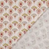 Tissu popeline de coton motif éventails floraux – Nayana – Oeko-Tex