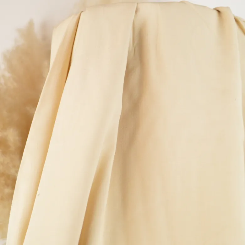 Tissu popeline de Viscose - Beige