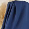 Tissu popeline de Viscose - bleu marine