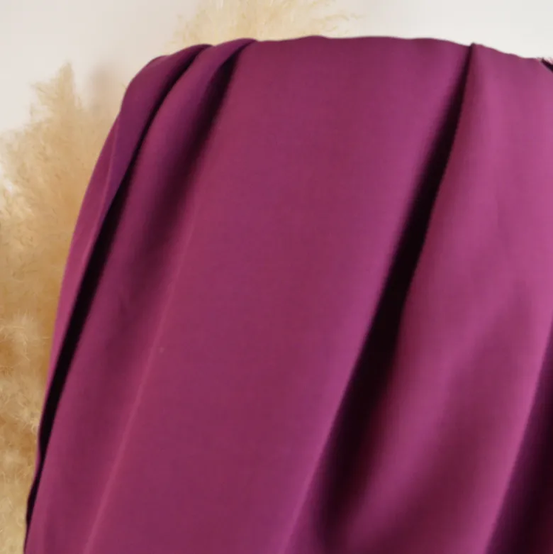 Tissu popeline de Viscose - Lie de vin