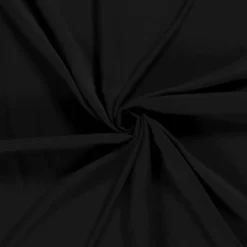 Tissu popeline de Viscose - Noir