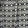 Tissu popeline de Viscose Soixante motif graphique Noir et Blanc