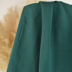 Tissu popeline de Viscose - vert foncé