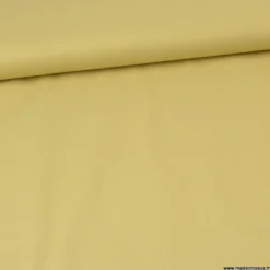 Tissu Popeline en coton Bio & OEKO TEX uni Jaune