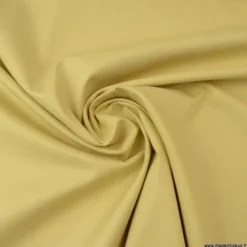 Tissu Popeline en coton Bio & OEKO TEX uni Jaune