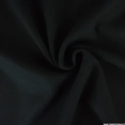 Tissu pour manteau Roberto en lainage mélangé - coloris Noir