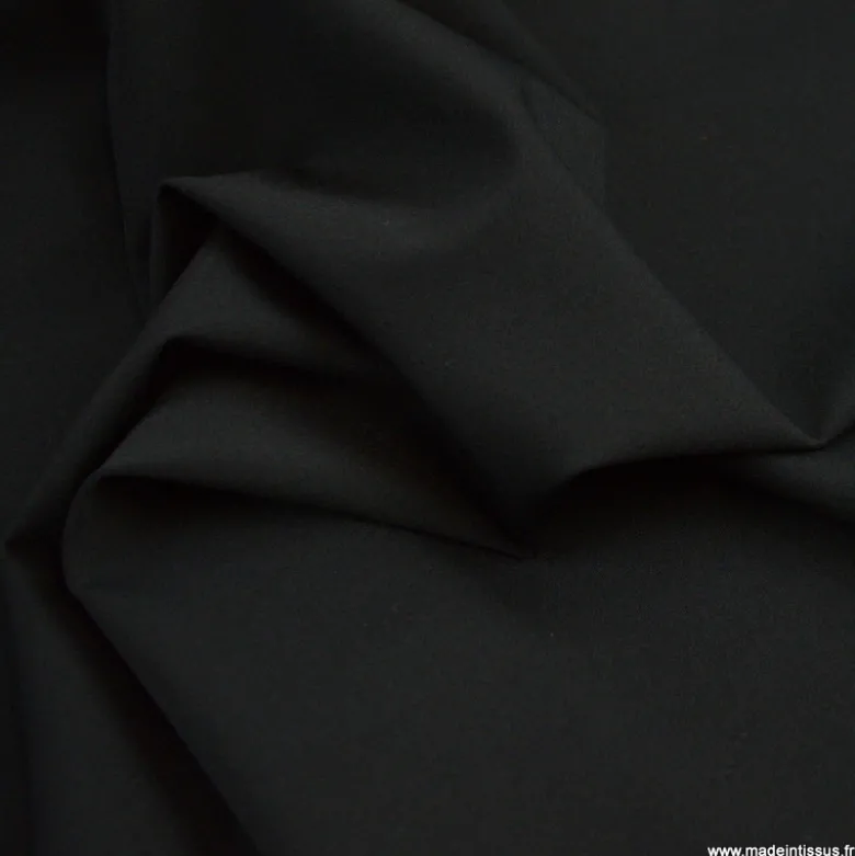 Tissu pour pantalon d'équitation maille stretch noir