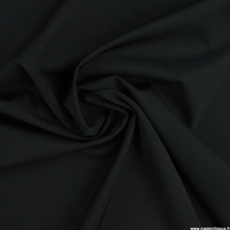 Tissu pour pantalon d'équitation maille stretch noir