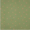 Tissu pour short de bain déperlant motif crabes fond kaki