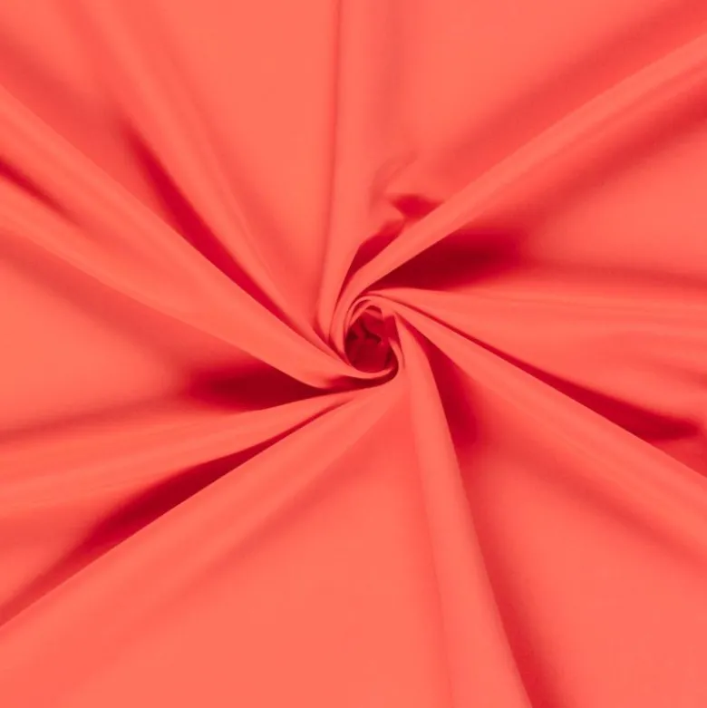 Tissu pour short de bain déperlant - Corail