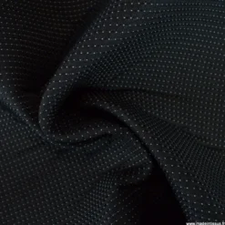 Tissu pour siège auto dessin pointillé noir et blanc