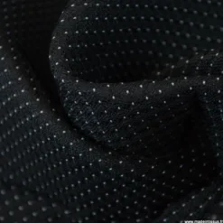 Tissu pour siège auto dessin pointillé noir et blanc