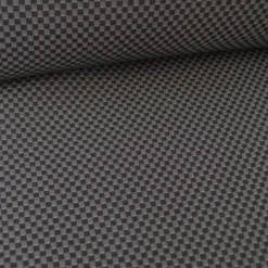 Tissu pour siège automobile - Damier noir et gris