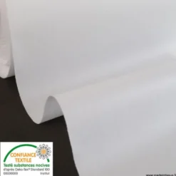 Tissu PUL enduit Blanc lavable à 90° et Passage au sèche-linge