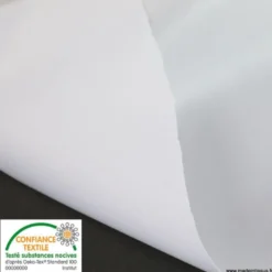 Tissu PUL enduit Blanc lavable à 90° et Passage au sèche-linge