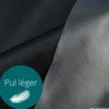 Tissu PUL Noir léger - Oeko tex