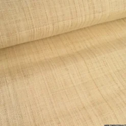 Tissu raphia léger naturel – Largeur 115 cm