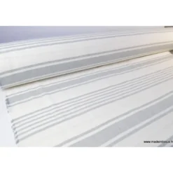 Tissu rayure matelas grande largeur.