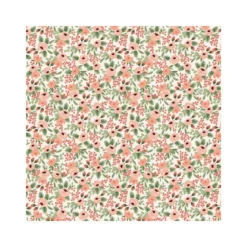 Tissu Rifle Paper en coton imprimé fleurs Rosa Fabric - collection Garden Party