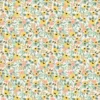 Tissu Rifle Paper en coton imprimé fleurs Blush Creme - collection Primavera