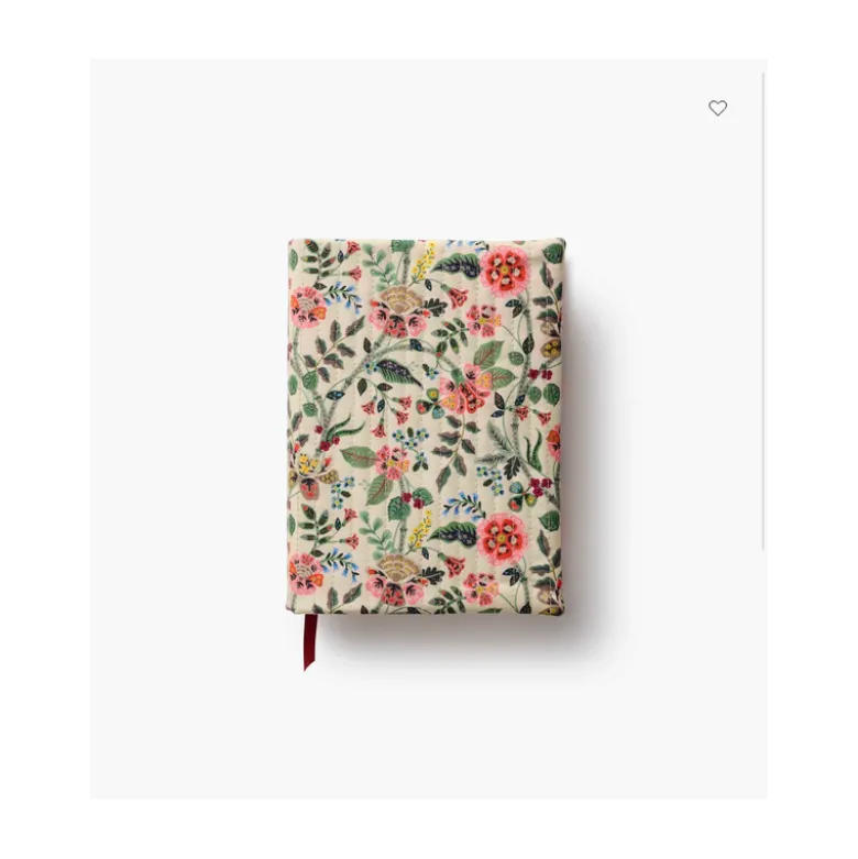 Tissu Rifle Paper motif fleurs indiennes fond écru - Collection Gracie