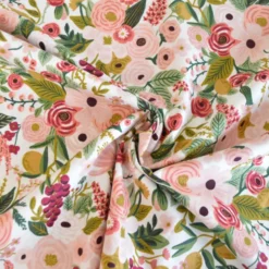 Tissu Rifle Paper motif fleurs - Garden Party rose