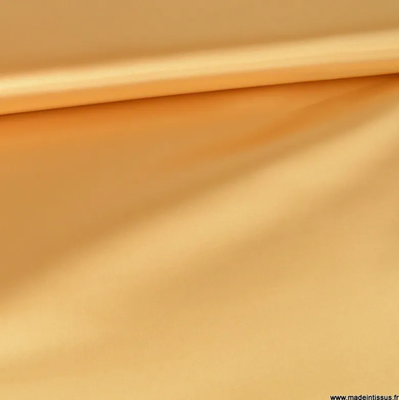 Tissu Satin Biba uni Camel - premier prix