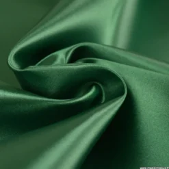Tissu Satin Biba uni Vert foncé - premier prix