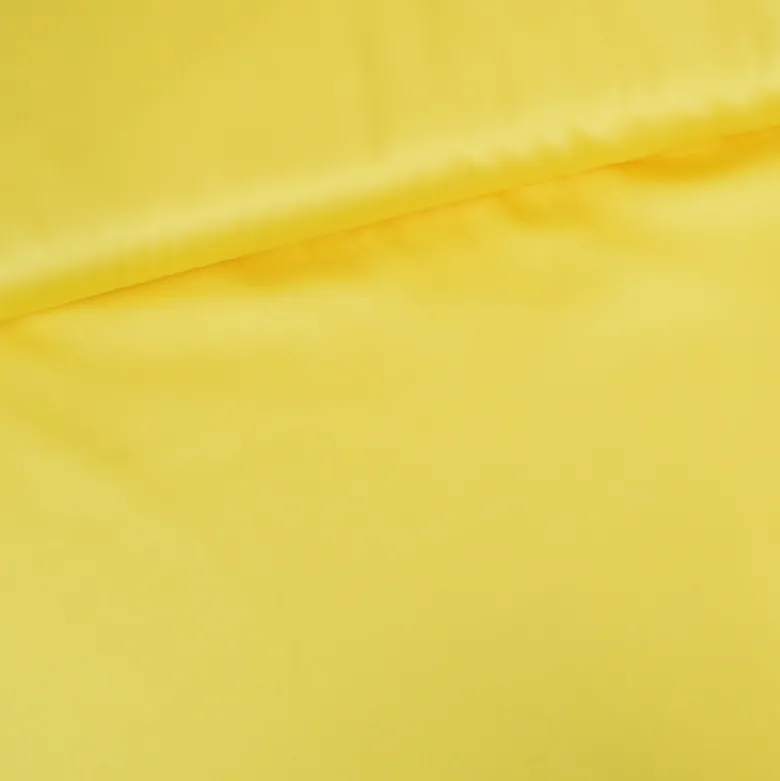 Tissu Satin de coton - Jaune