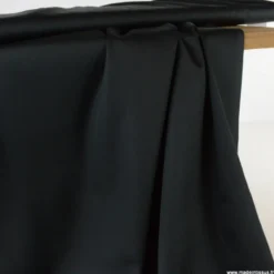 Tissu Satin de coton - Noir