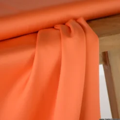 Tissu Satin de coton - orange