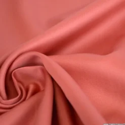 Tissu Satin de coton - Rose Blush