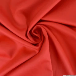 Tissu Satin de coton - Rouge