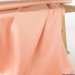 Tissu Satin de coton - saumon