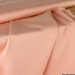 Tissu Satin de coton - saumon