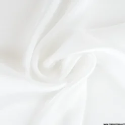 Tissu Satin de Soie - Blanc