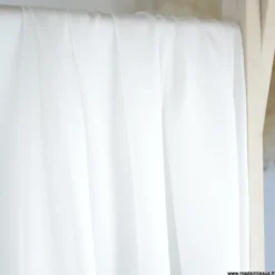 Tissu Satin de Soie - Blanc