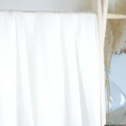 Tissu Satin de Soie - Blanc