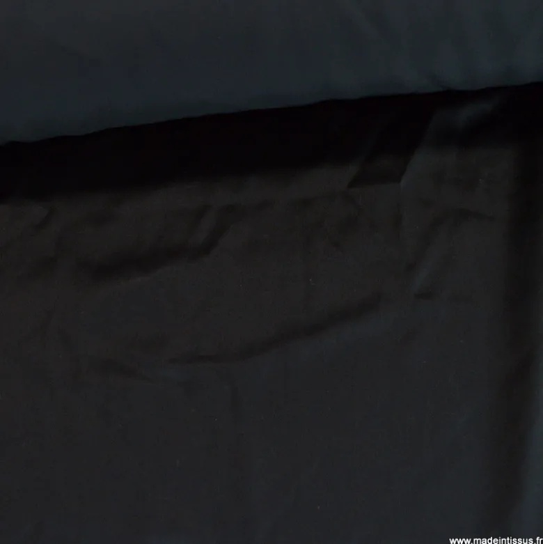 Tissu Satin de Soie - Noir