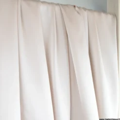 Tissu Satin de Soie - Nude