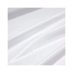 Tissu Satin duchesse blanc .