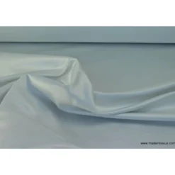 Tissu Satin duchesse polyester gris perle .