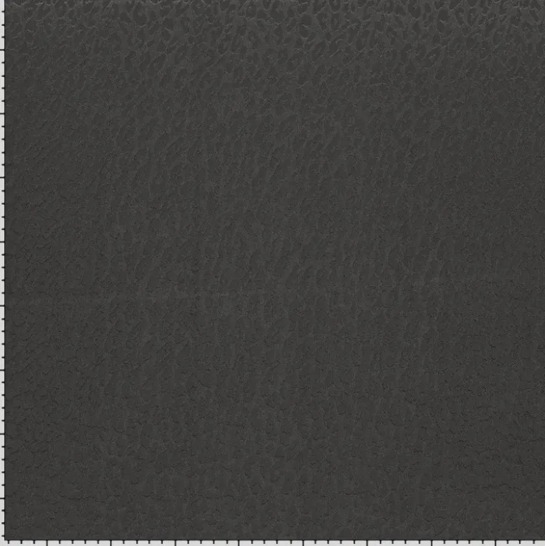 Tissu Satin Léopard ton sur ton vert gris - oeko tex