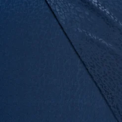 Tissu Satin Léopard ton sur ton bleu - oeko tex