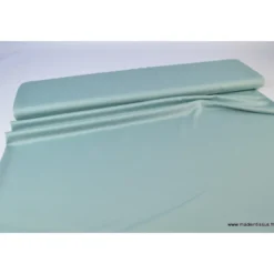 Tissu Satin microfibre fluide Céladon