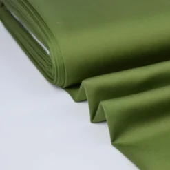 Tissu Satin microfibre fluide kaki