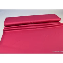 Tissu Satin microfibre fluide framboise