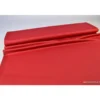 Tissu Satin microfibre fluide rouge hermès